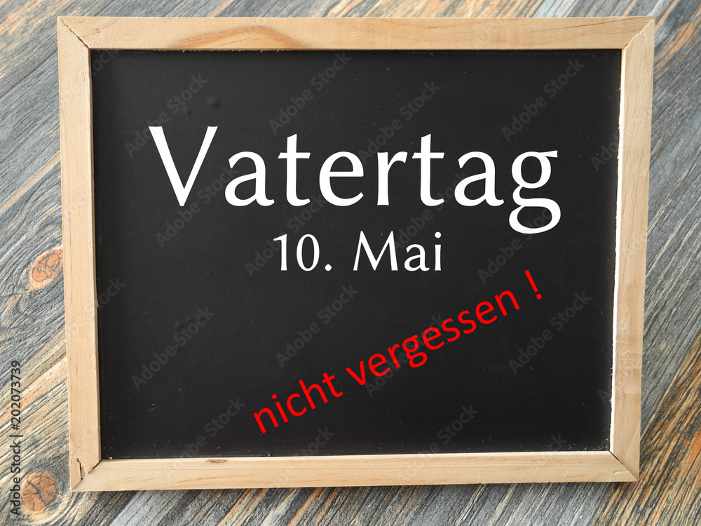 Fototapeta premium Vatertag 10. Mai
