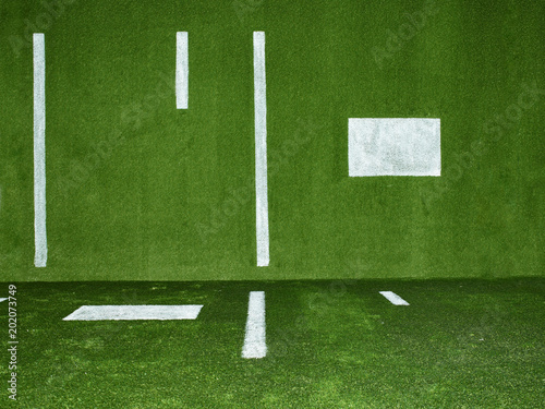 Football field turf background full frame