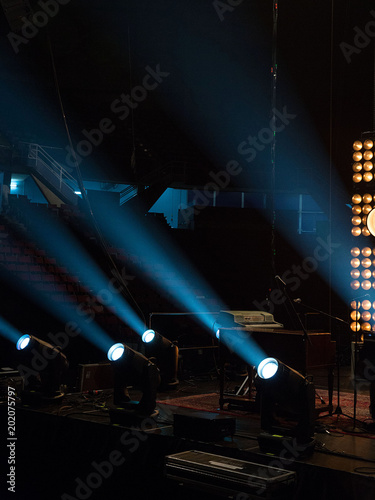 Stage lights and projection