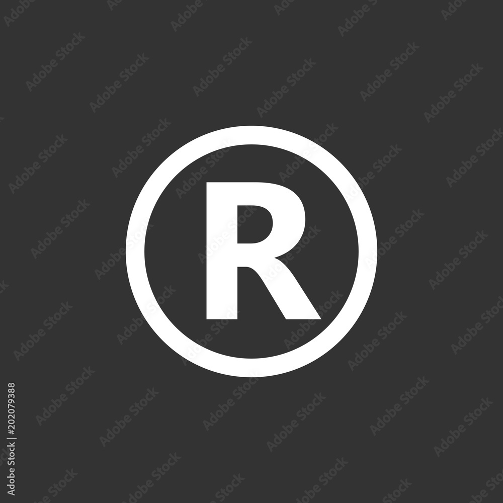 Registered trademark logo store