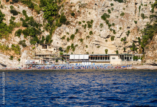 View of the coast in Vico Equense. Italy