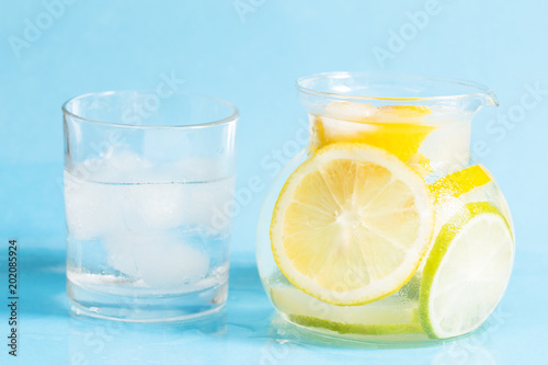 Detox drink with lemon © images and videos