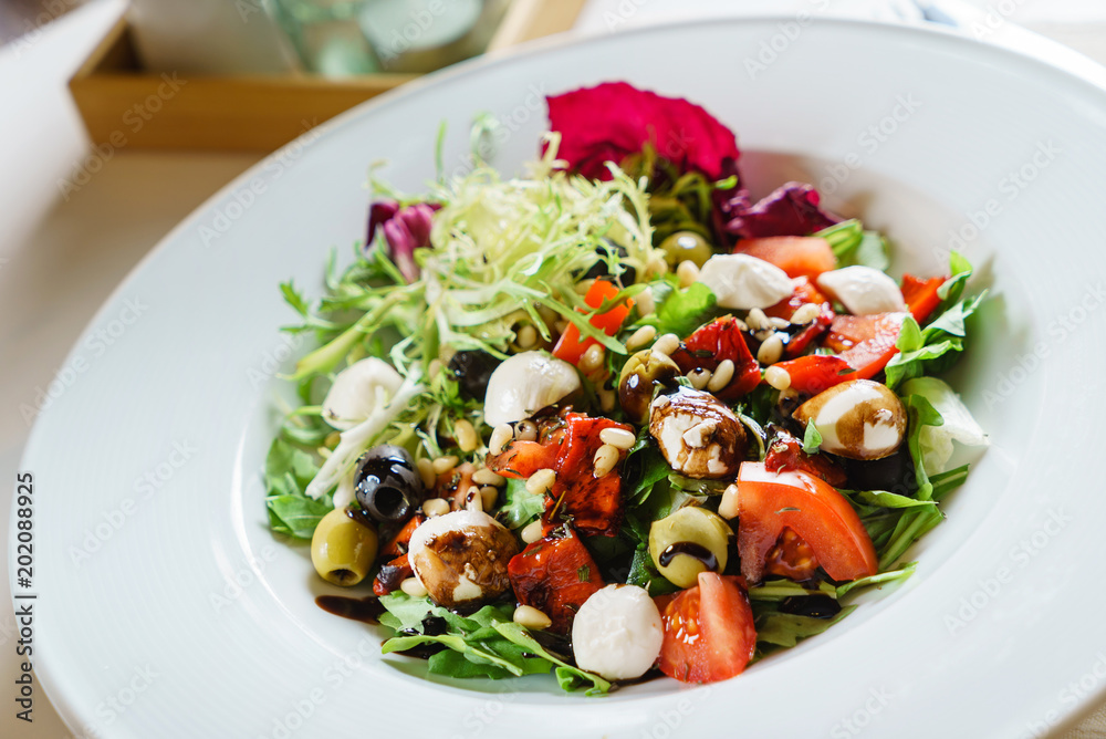 salad with mozzarella salad with mozzarella