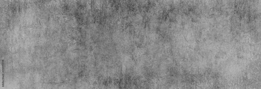 Textur einer dunkelgrauen Betonwand in XXL-Größe als Hintergrund, auf die ein wenig Licht fällt - obrazy, fototapety, plakaty 