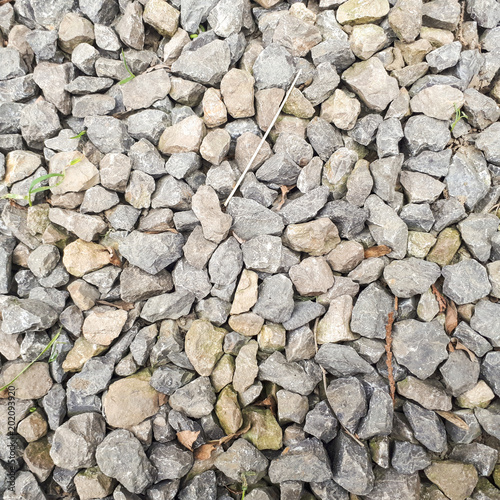 macro gray pebble texture  gravel background