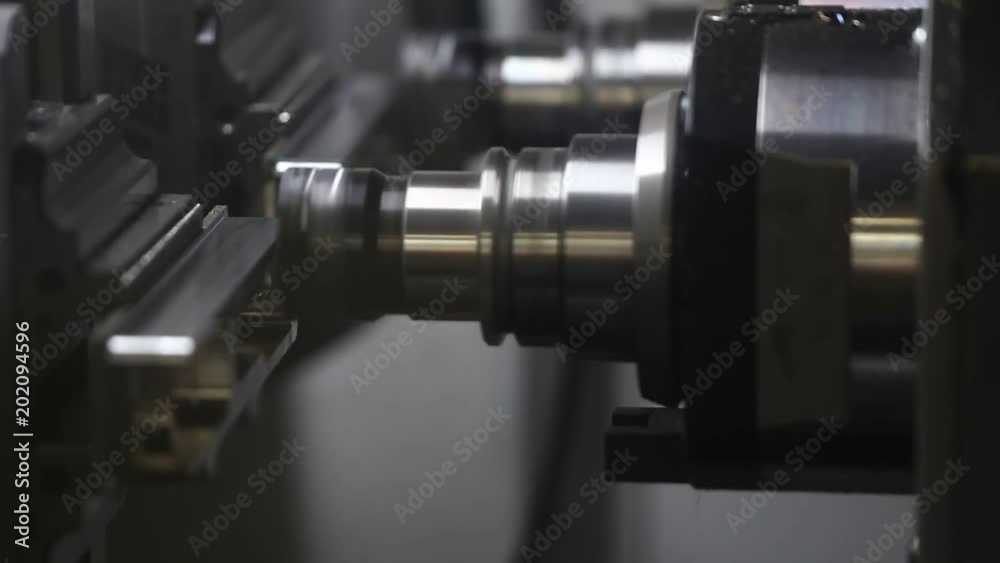 Machine for grinding metal parts. Modern automated factory Machine for grinding metal parts. Modern automated factory