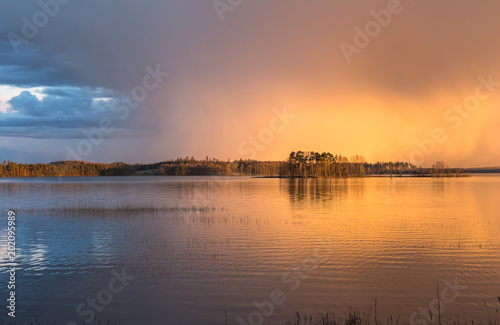 Schweden See Abend Sonneuntergang  © Matthias