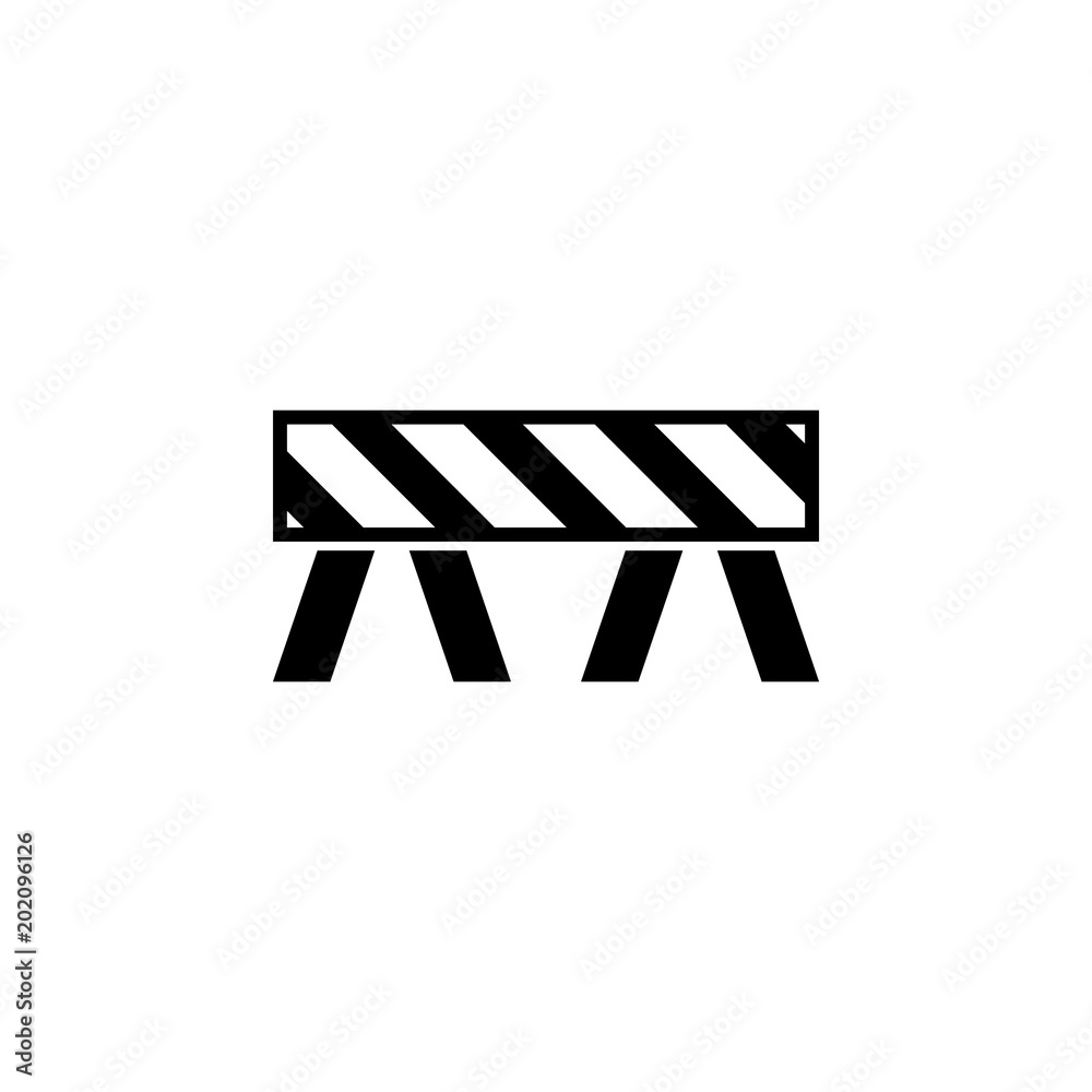 repair fencing icon. Element of road signs and bridges icon. Premium quality graphic design icon. Signs and symbols collection icon for websites, web design, mobile app