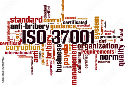 ISO 37001 word cloud