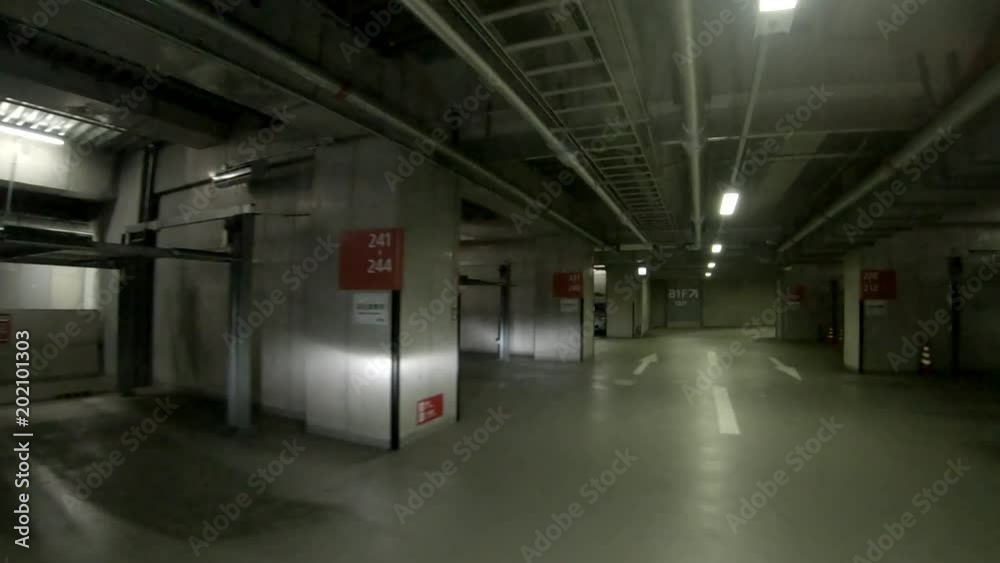 Underground parking garage Underground parking garage