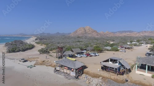 Aerial views from the beach and reef of Cabo Pulmo, Mexico.