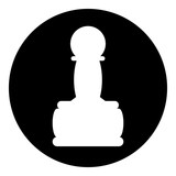 Chess pawn icon.