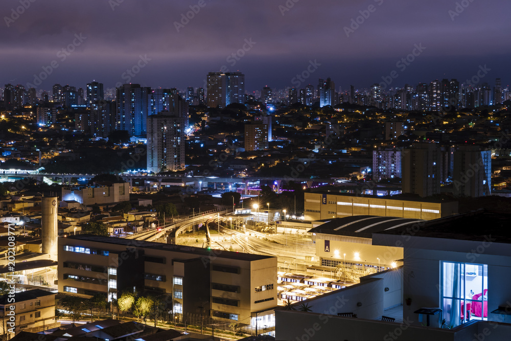 Sao Paulo metro view