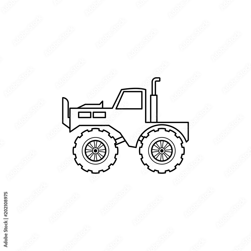 truck bigfoot car illustration. Element of extreme races for mobile concept and web apps. Thin line truck bigfoot car illustration can be used for web and mobile. Premium icon truck bigfoot car illustration. Element of extreme races for mobile concept and web apps. Thin line truck bigfoot car illustration can be used for web and mobile. Premium icon