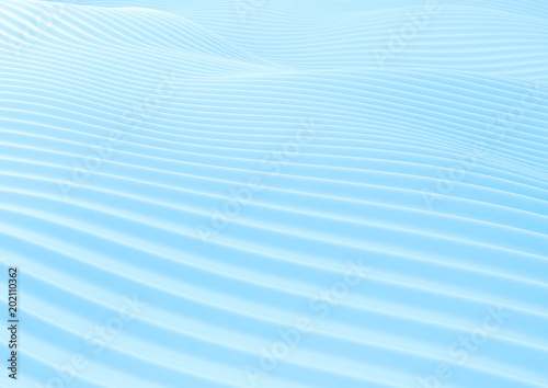 Abstract white wave background.
