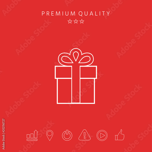 Gift box icon.