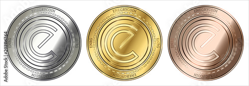  Energycoin (ENRG) coin set.