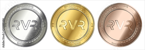  RevolutionVR (RVR) coin set.