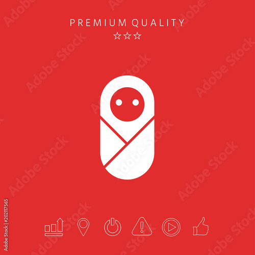 Infant, neonate, newborn icon