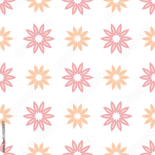 Seamless flower pattern. © kolibrico