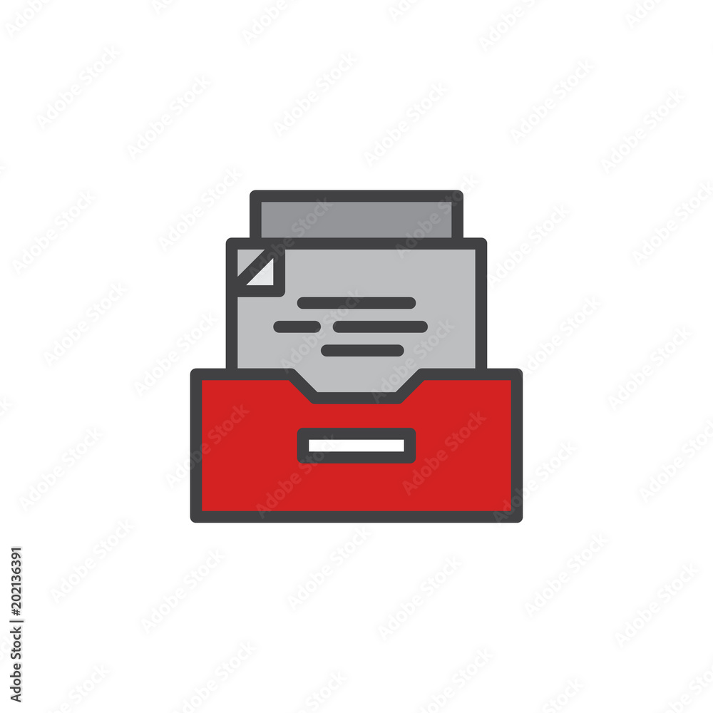 Archive report filled outline icon, line vector sign, linear bicolor pictogram isolated on white. archive file office symbol, logo illustration. Pixel perfect vector graphics Archive report filled outline icon, line vector sign, linear bicolor pictogram isolated on white. archive file office symbol, logo illustration. Pixel perfect vector graphics