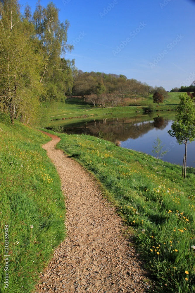 Obraz premium paysage de campagne.