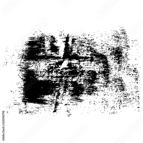Black ink splashes grunge banner
