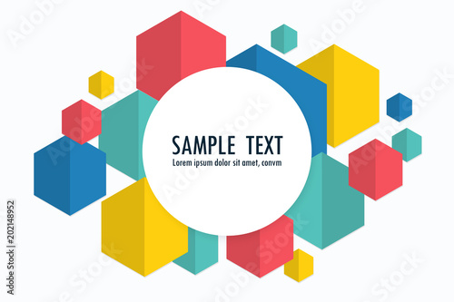 Abstract polygonal background. Hexagon design for medical  business and digital technology vector.