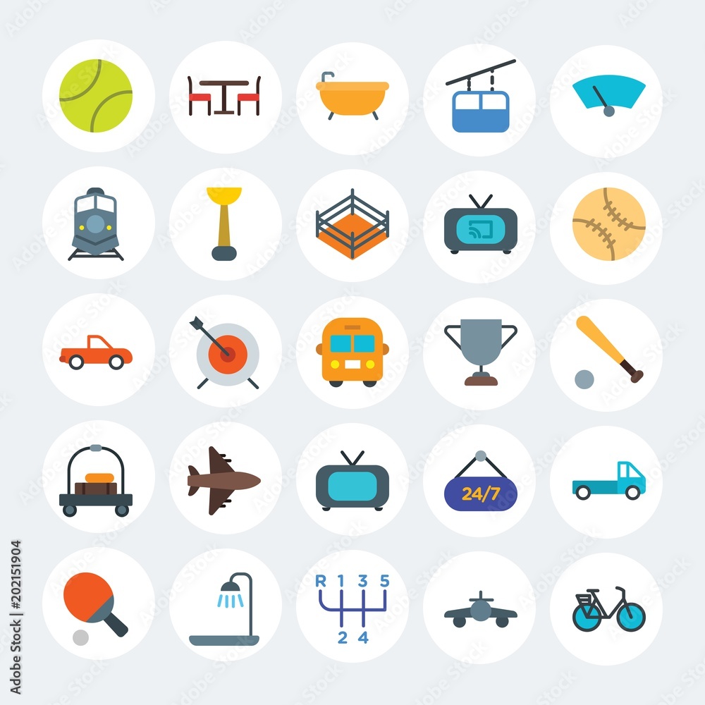 Modern Simple Set of transports, hotel, sports Vector flat Icons. Contains such Icons as game, truck, delivery, hygiene, air, 24 and more on white cricle background. Fully Editable. Pixel Perfect. Modern Simple Set of transports, hotel, sports Vector flat Icons. Contains such Icons as game, truck, delivery, hygiene, air, 24 and more on white cricle background. Fully Editable. Pixel Perfect.