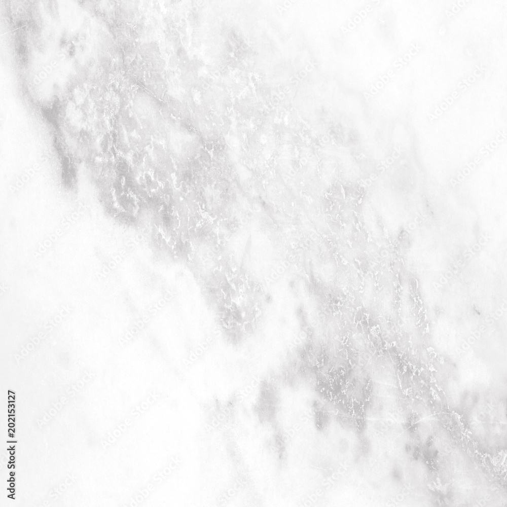 White marble texture pattern background.