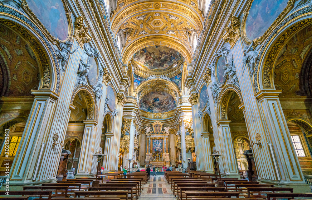 Church of Santa Maria in Vallicella (or Chiesa Nuova), in Rome, Italy.