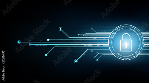 data security technology communication vector design illustration