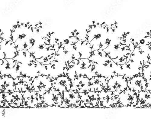 floral seamless lace ornament