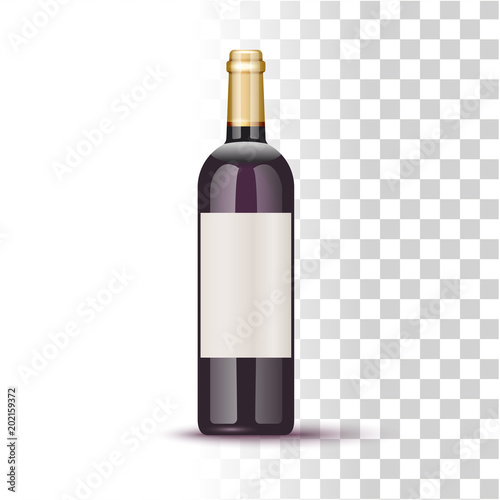 Vine Bottle Illustration