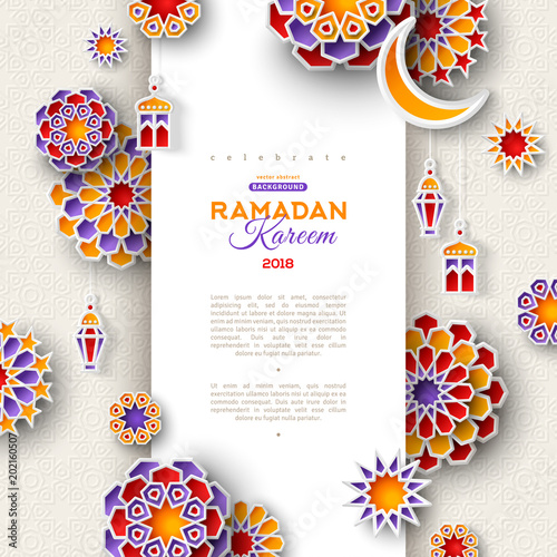 Ramadan Kareem vertical banner