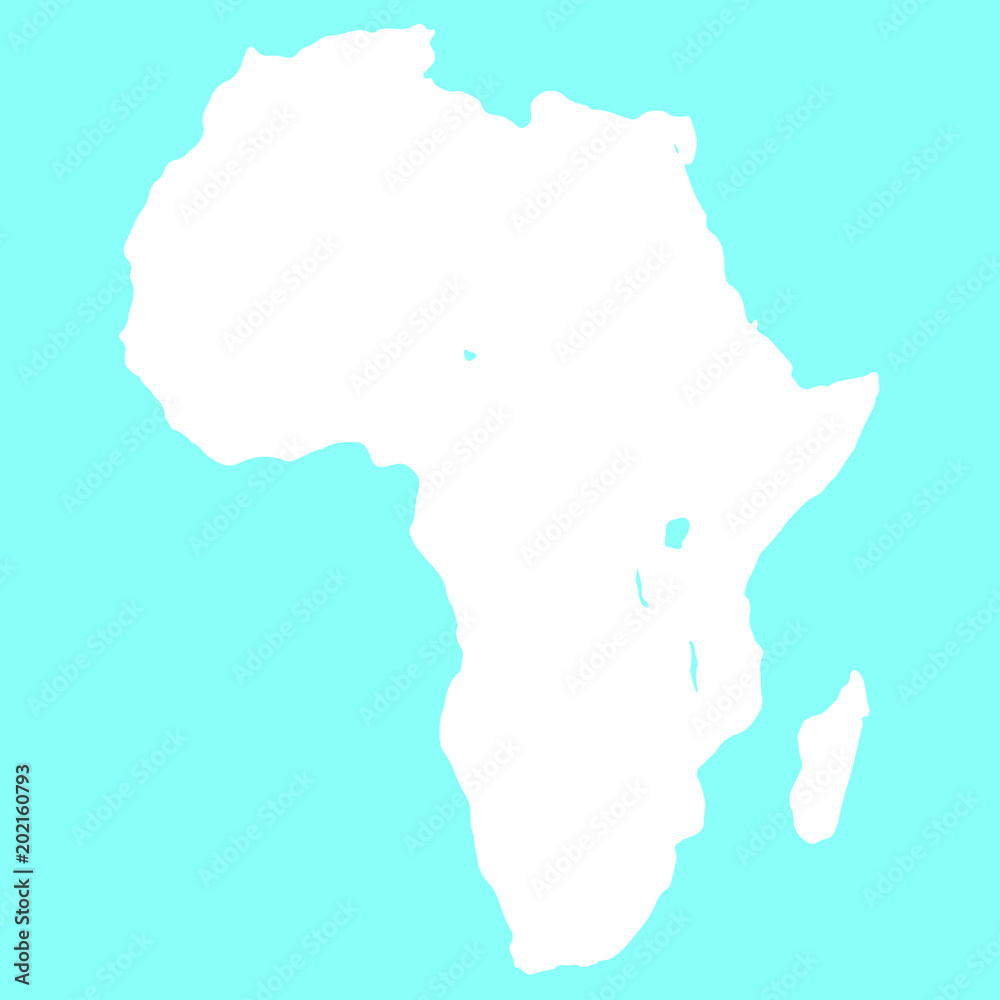 africa map vector