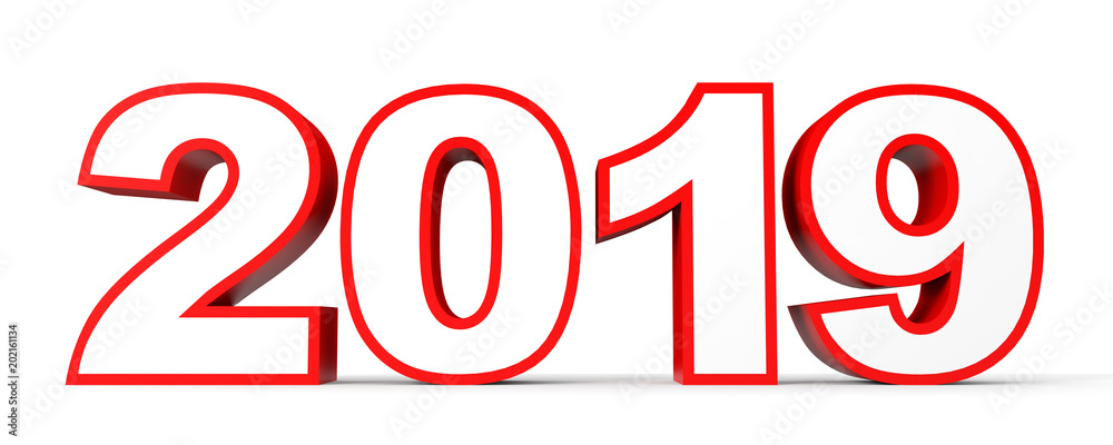 2019 New Year. Text. 2019 New Year. Text.