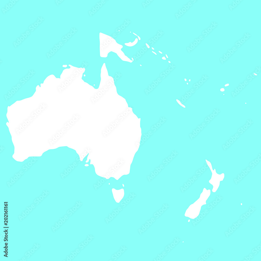 australia map vector