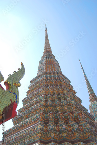 Wat Phra buddhist temple in Bangkok  Thailand