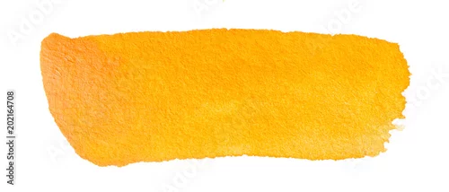 Panel kuchenny z motywem Orange watercolor brush stroke hand drawn