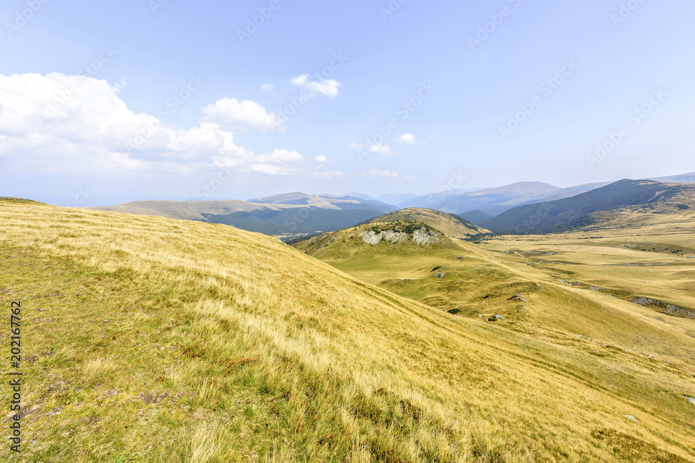 Fototapeta premium Daylight picturesque view to rocky mountains