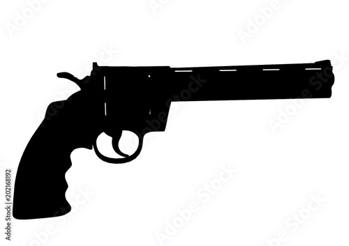 silhouette of gun vector