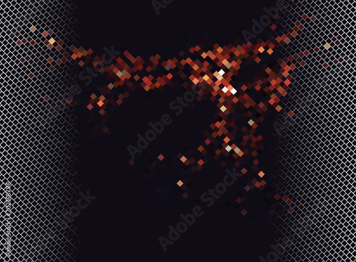 Creative abstract  illustration. Spotted  halftone effect. Creative vector colorful background. Pattern for backgrounds, wallpaper, screen savers, covers, print, business cards, posters.