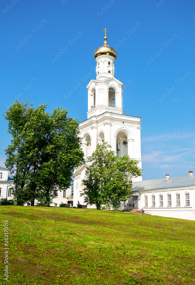 Bell tower of the St. George (Yuriev) Orthodox Male Monastery