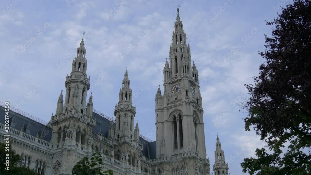 The Town Hall towers The Town Hall towers