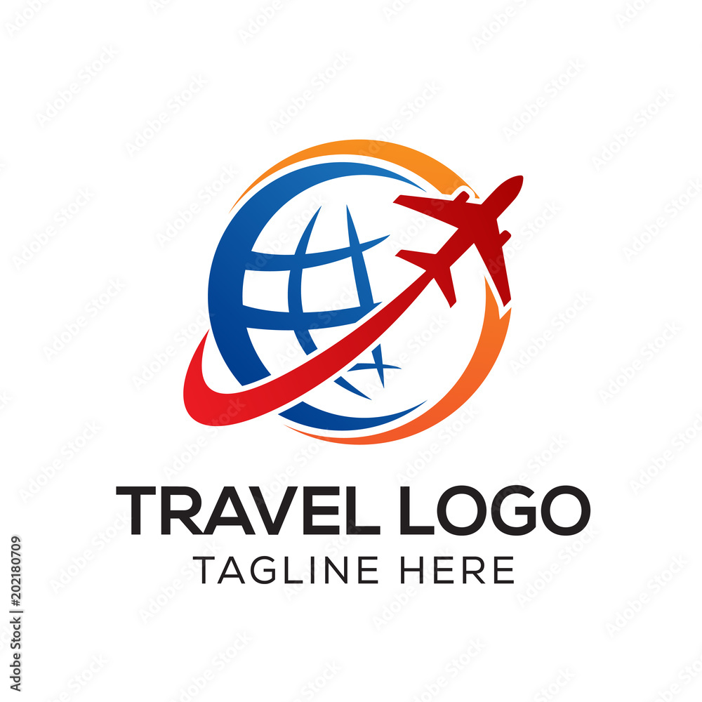 Travel Logo Template, Holiday Logo Template Travel Logo Template, Holiday Logo Template