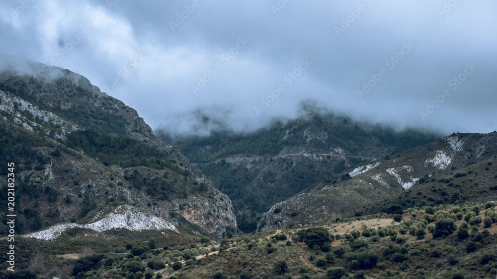 Paisaje fotografiado en Cumbres Verdes, Granada