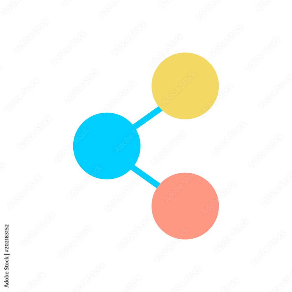 Network SEO business flat icon vector Network SEO business flat icon vector