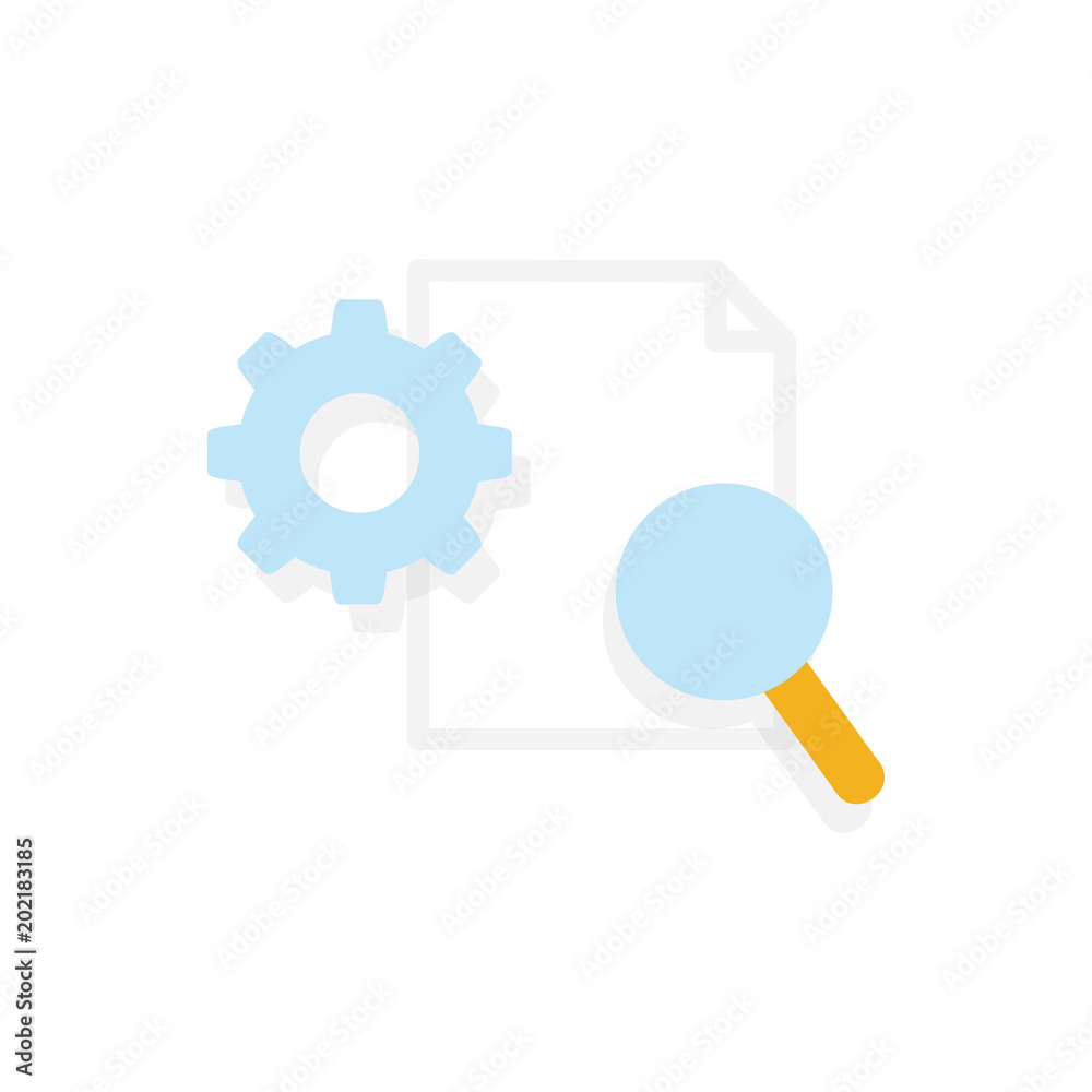 Search engine optimisation SEO business flat icon vector Search engine optimisation SEO business flat icon vector