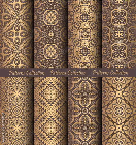 Golden Patterns Forged Vintage Design
